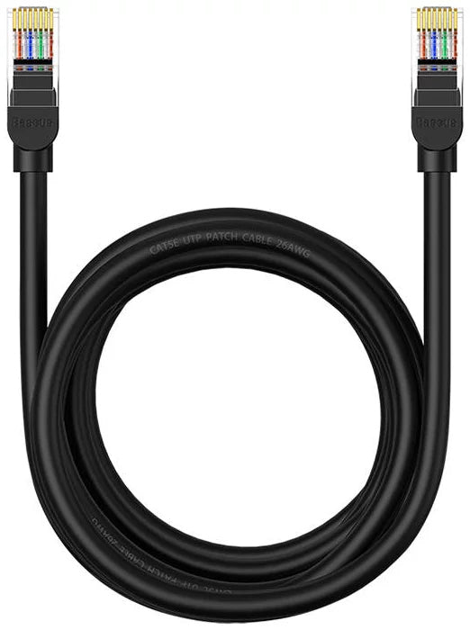 Cablu Retea Baseus, UTP, Cat5, 3m, Negru B00133206111-04