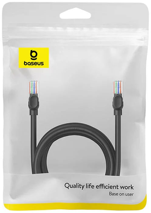 Cablu Retea Baseus, UTP, Cat5, 3m, Negru B00133206111-04