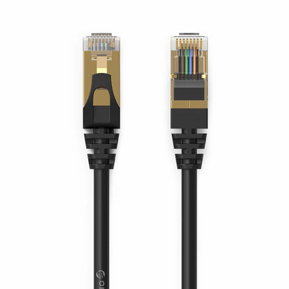 Cablu Retea Orico PUG-C7, UTP, Cat7, 0.5m, Negru