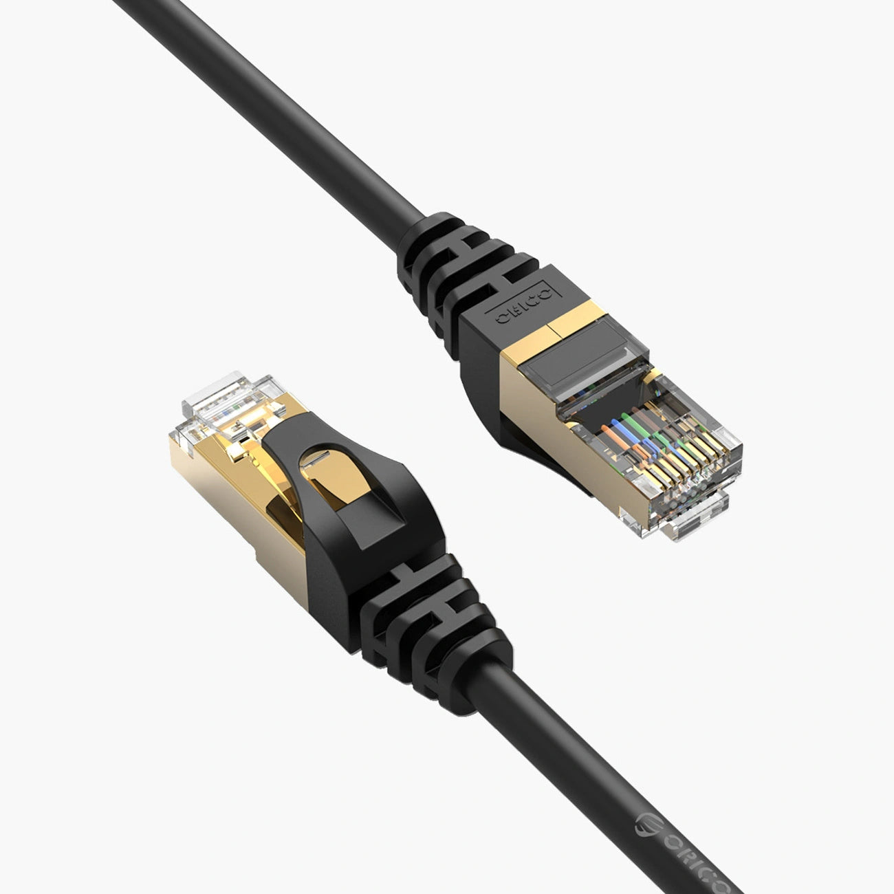Cablu Retea Orico PUG-C7, UTP, Cat7, 0.5m, Negru