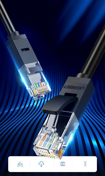 Cablu Retea UGREEN NW102, UTP, Cat6, 5m, Negru