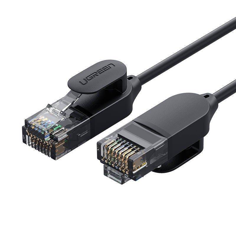 Cablu Retea UGREEN NW122, UTP, Cat6A, 10m, Negru