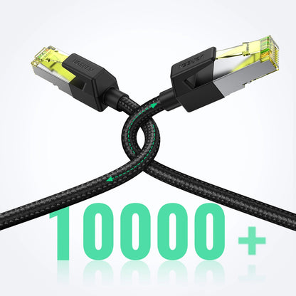 Cablu Retea UGREEN NW150, UTP, Cat7, 2m, Negru