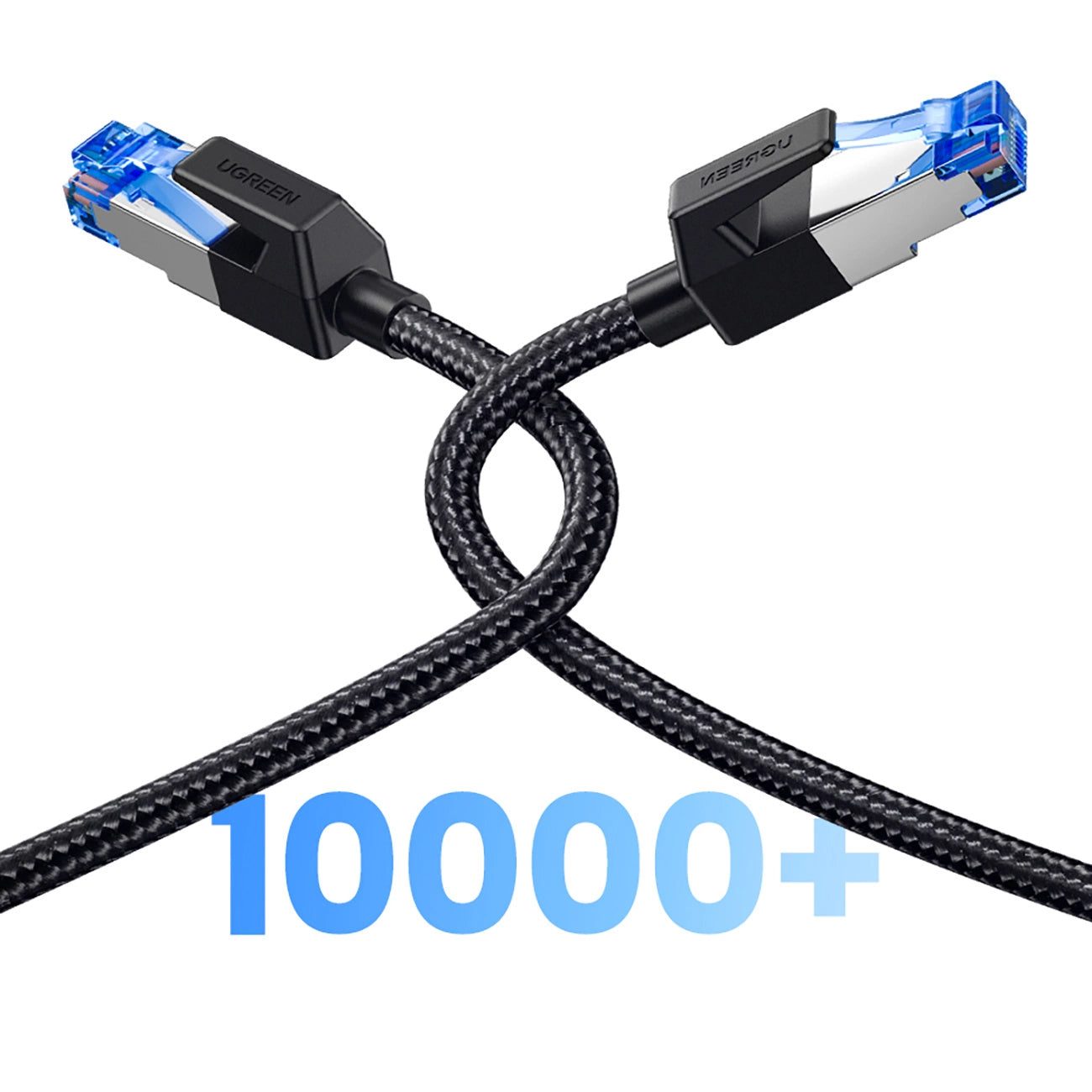 Cablu Retea UGREEN NW153, UTP, Cat8, 1.5m, Negru