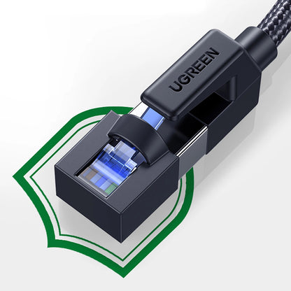 Cablu Retea UGREEN NW153, UTP, Cat8, 1.5m, Negru