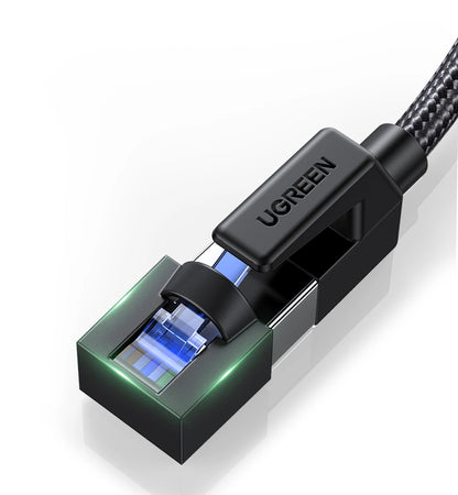 Cablu Retea UGREEN NW153, UTP, Cat8, 1.5m, Negru