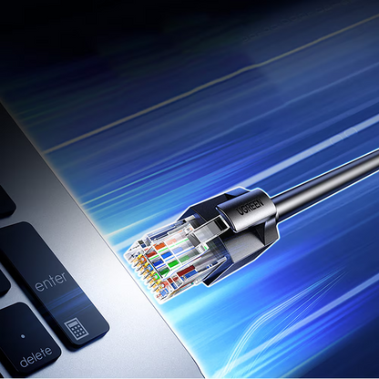 Cablu Retea UGREEN NW316, UTP, Cat6, 8m, Negru