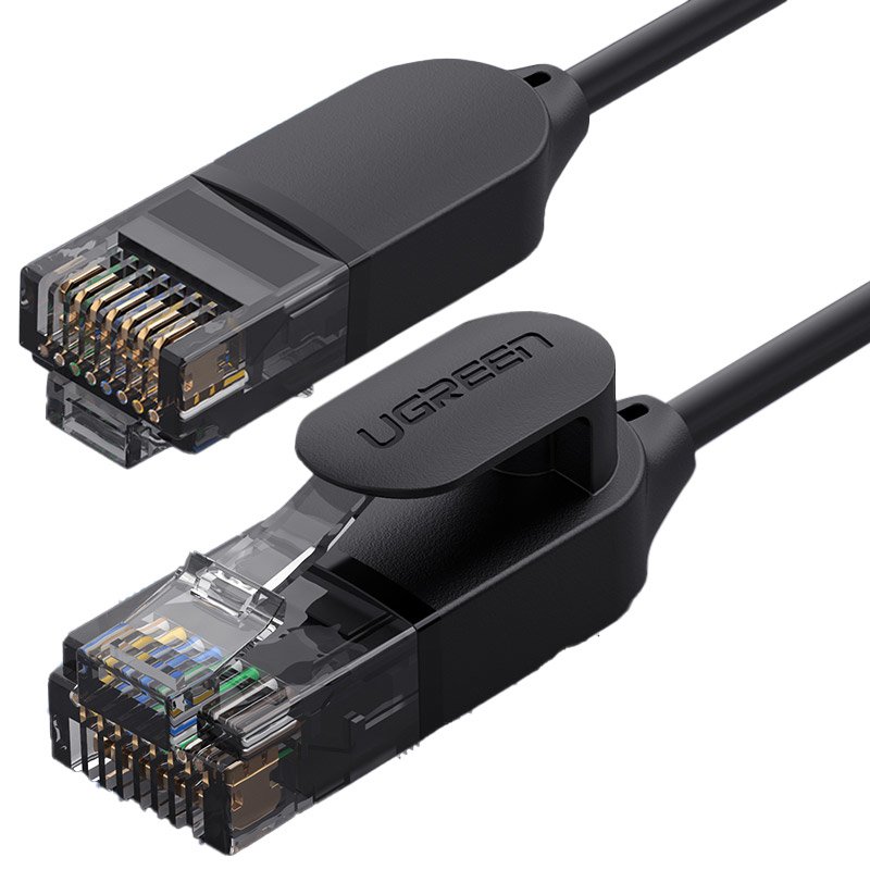 Cablu Retea UGREEN NW122, UTP, Cat6A, 5m, Negru