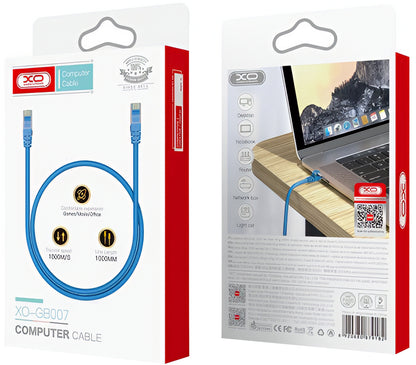 Cablu Retea XO Design GB007, UTP, Cat6, 1m, Albastru