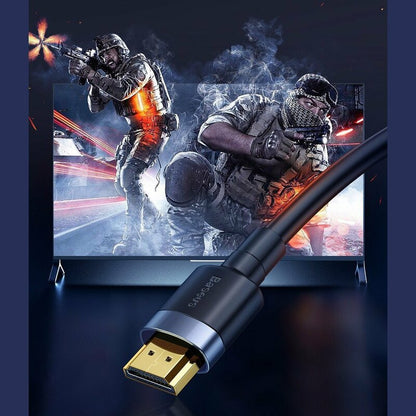Cablu Video Baseus Cafule, HDMI - HDMI, 4K, 5m, Negru CADKLF-H01
