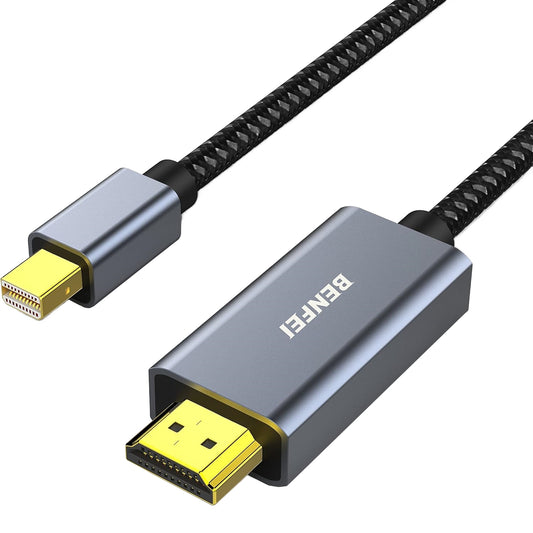 Cablu Video Benfei, MiniDisplayPort - HDMI, 4K, 0.9m, Gri