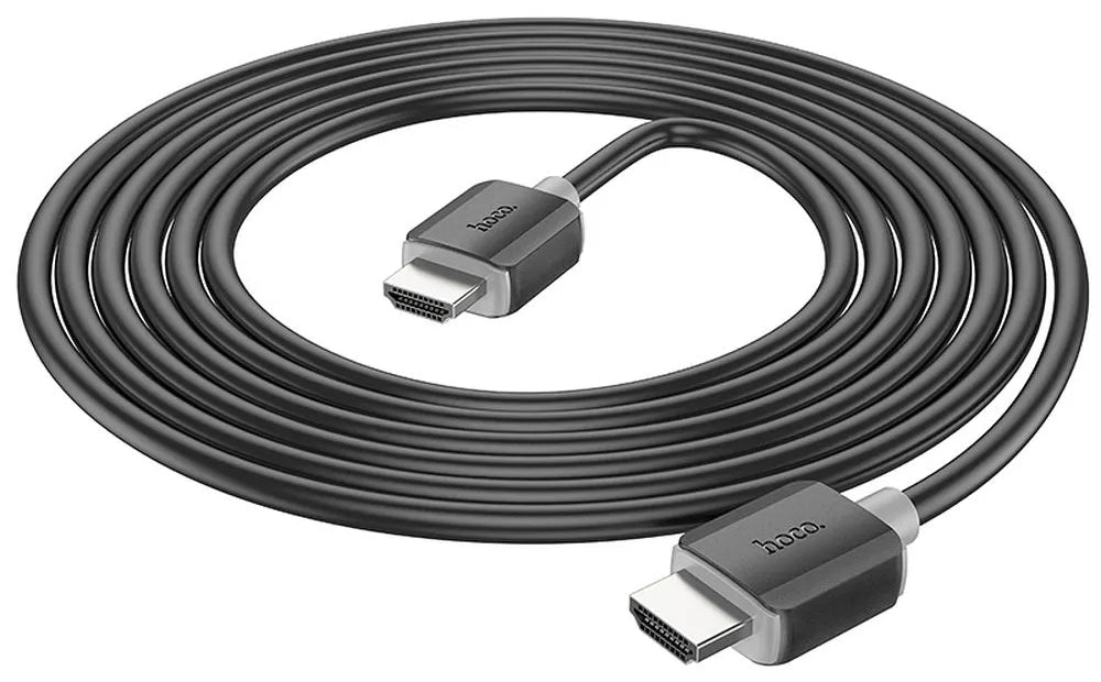Cablu Video HOCO US08, HDMI - HDMI, 4K, 1m, Negru