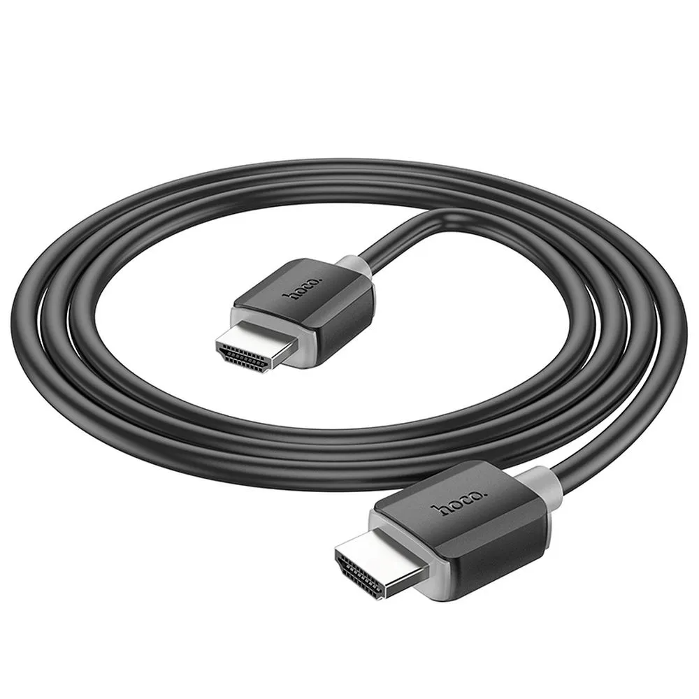 Cablu Video HOCO US08, HDMI - HDMI, 4K, 2m, Negru