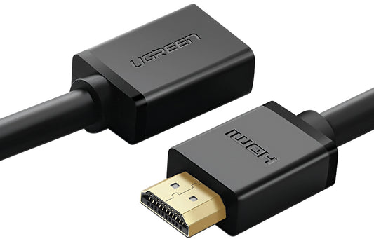 Cablu Video Prelungitor UGREEN HD107, HDMI - HDMI, 4K, 3m, Negru