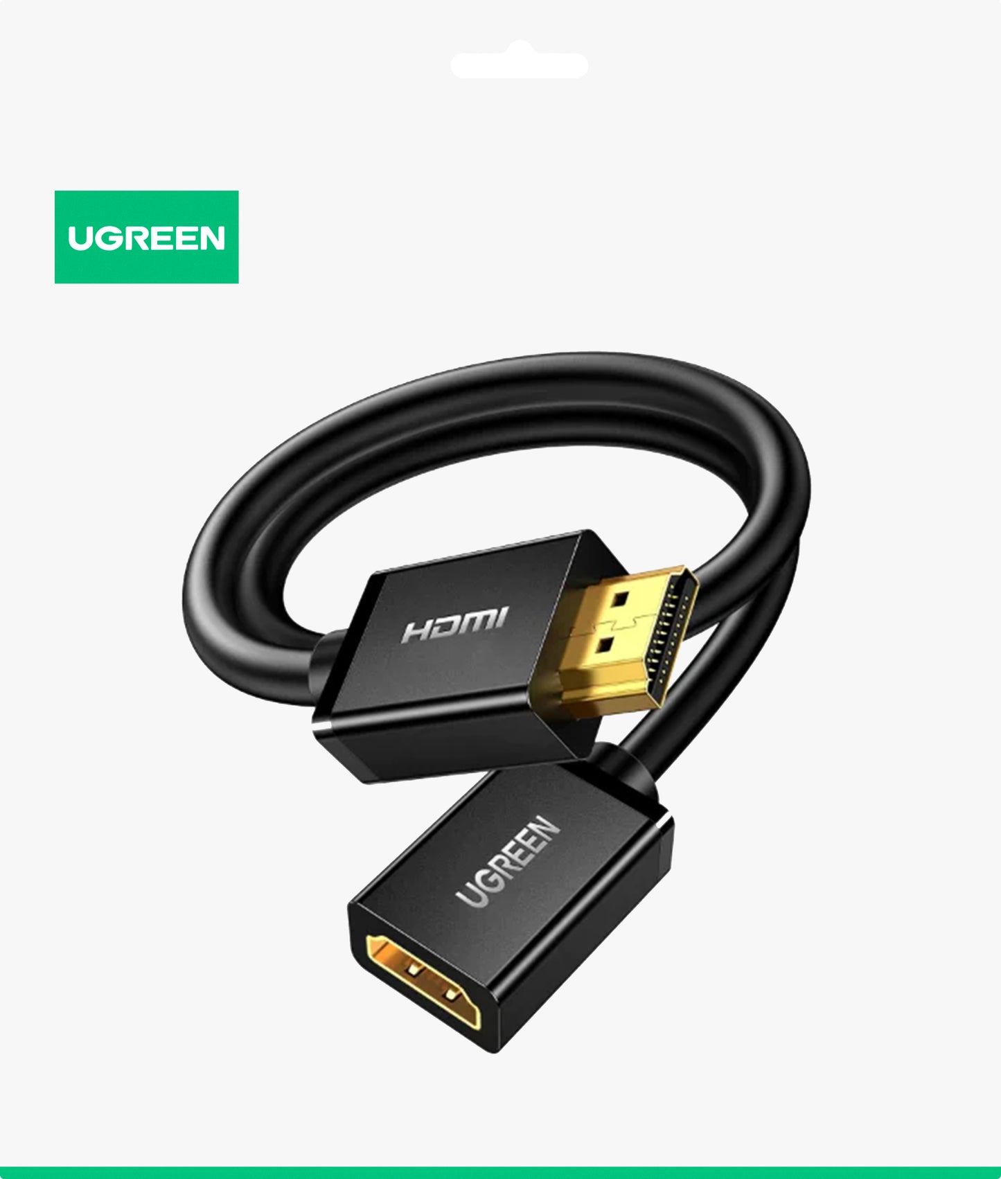 Cablu Video Prelungitor UGREEN HD107, HDMI - HDMI, 4K, 3m, Negru