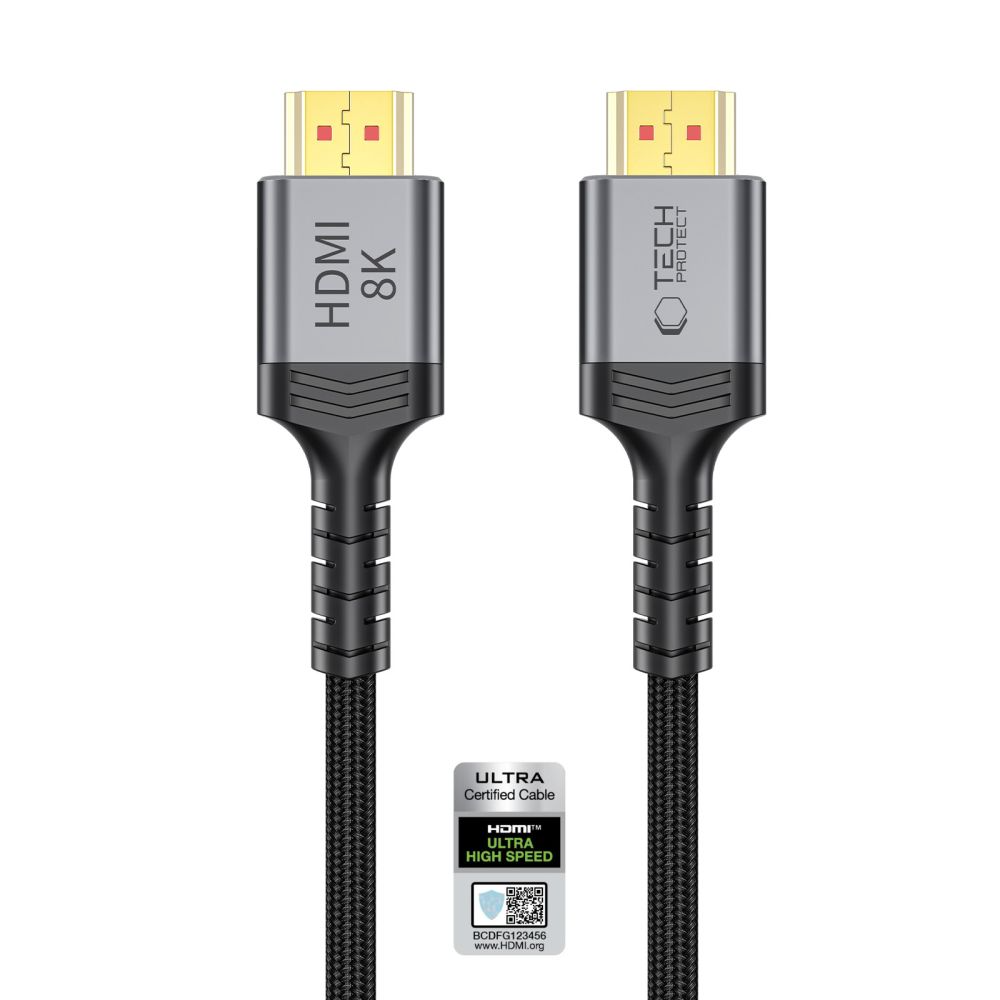 Cablu Video Tech-Protect Ultraboost 2, HDMI - HDMI, 8K, 3m, Negru