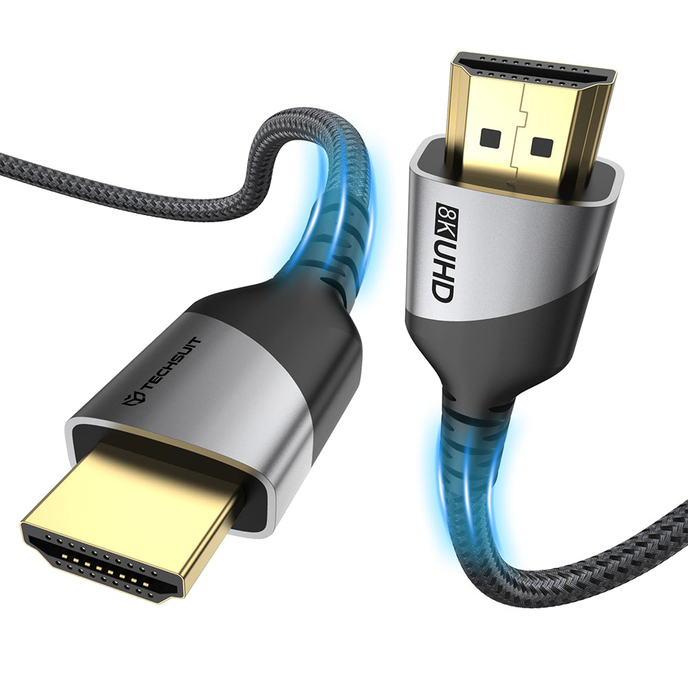 Cablu Video Techsuit NexusVision Pro CX3, HDMI - HDMI, 8K, 2m, Gri