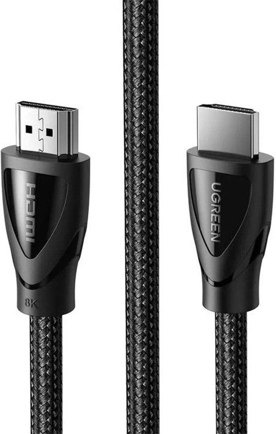 Cablu Video UGREEN HD104, HDMI - HDMI, 8K, 2m, Negru