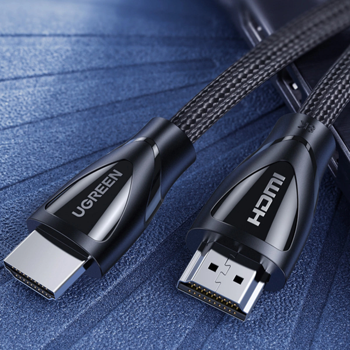 Cablu Video UGREEN HD140, HDMI - HDMI, 8K, 1m, Negru