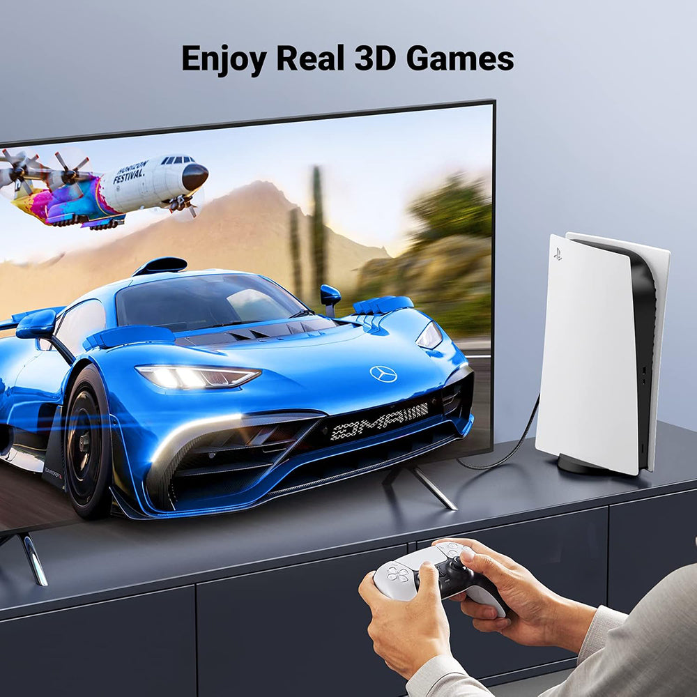 Cablu Video Ugreen HD140 (80405), HDMI - HDMI, 5m, Negru