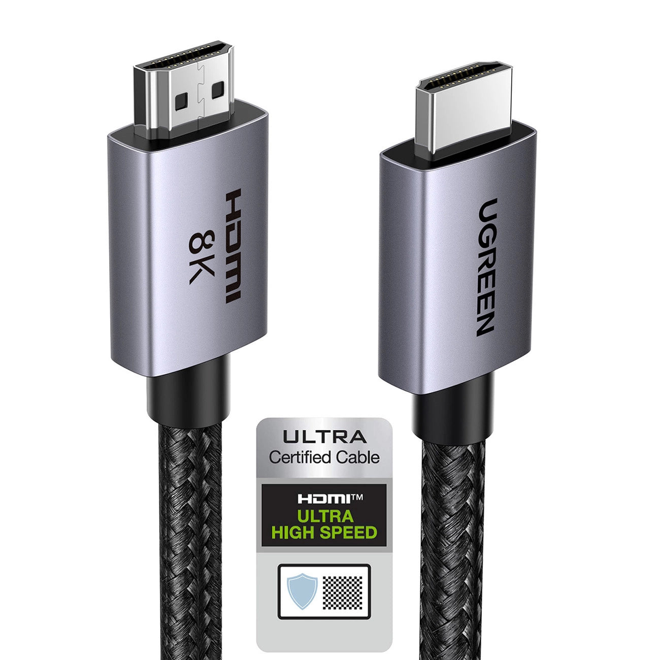 Cablu Video UGREEN HD171, HDMI - HDMI, 8K, 1m, Negru