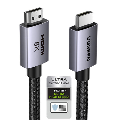 Cablu Video UGREEN HD171, HDMI - HDMI, 8K, 1m, Negru