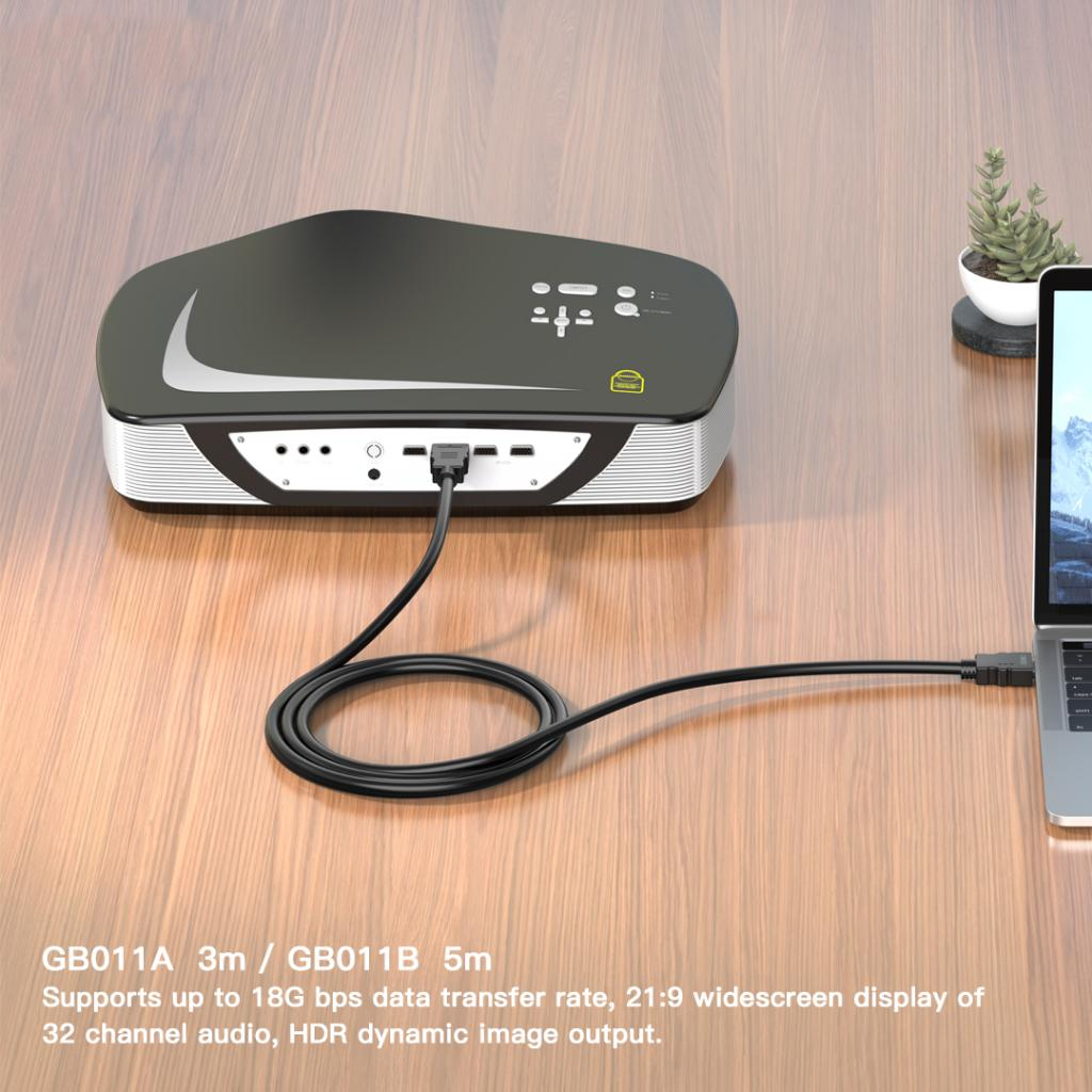 Cablu Video XO Design GB011B, HDMI - HDMI, 4K, 5m, Negru