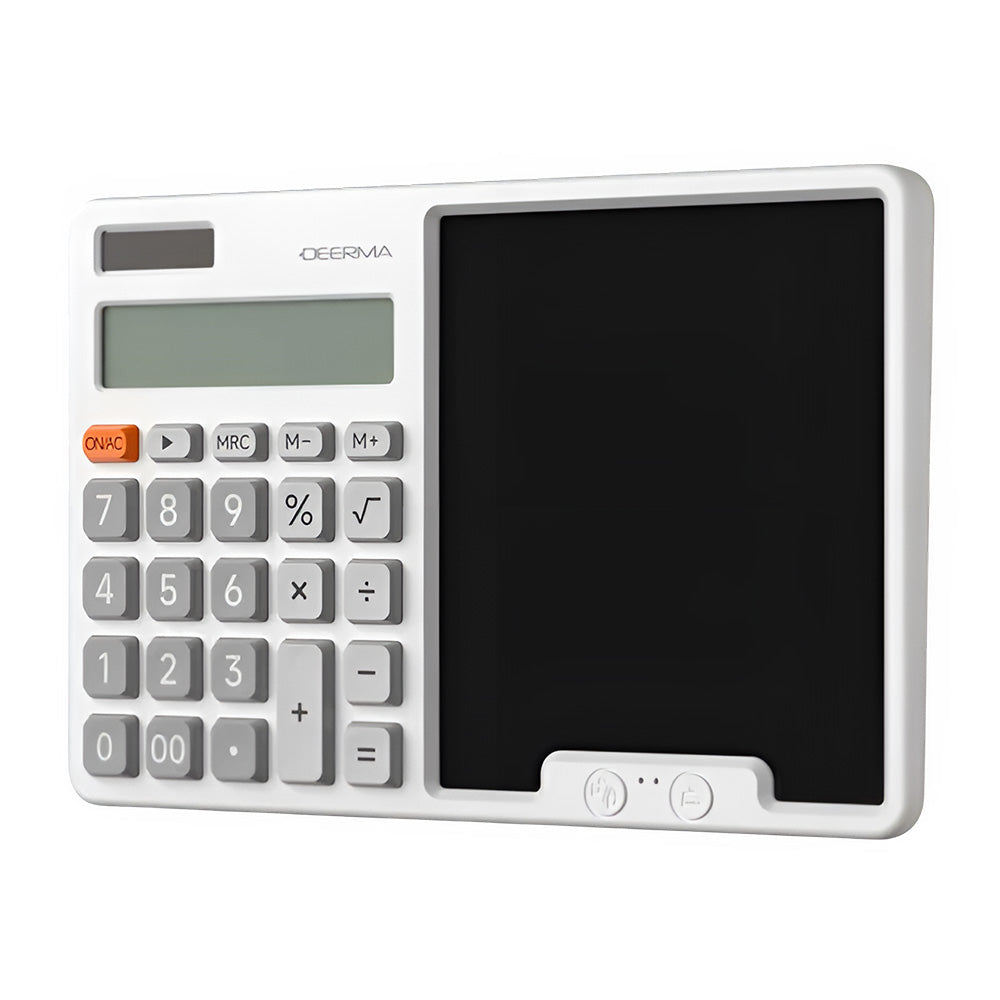 Calculator Birou cu Tableta Scris Deerma JX01, Gri