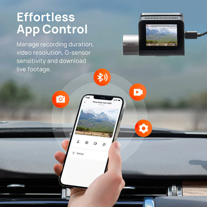 Camera Auto 70mai Dash Cam A510, 3K, GPS, Wi-Fi, Afisaj 2inch 2AOK9-A510