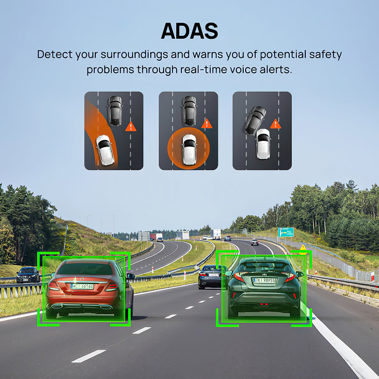 Camera Auto 70mai Dash Cam A510, 3K, GPS, Wi-Fi, Afisaj 2inch 2AOK9-A510