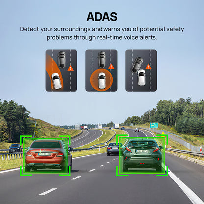 Camera Auto 70mai Dash Cam A510, 3K, GPS, Wi-Fi, Afisaj 2inch 2AOK9-A510