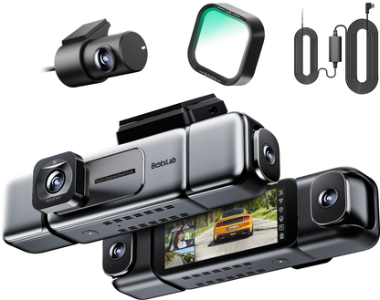 Camera Auto Fata Spate Botslab G980H 4CH, 3K, Wi-Fi, GPS, Afisaj 3.18inch