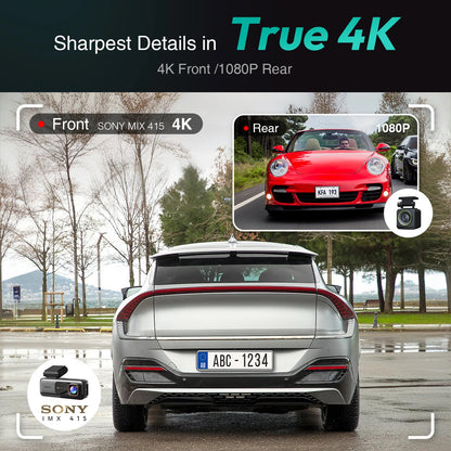 Camera Auto Fata Spate Botslab G980H, 4K, Wi-Fi, GPS, Afisaj 2.45inch