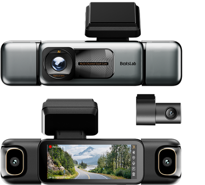 Camera Auto Fata Spate Botslab G980H 4CH, 3K, Wi-Fi, GPS, Afisaj 3.18inch