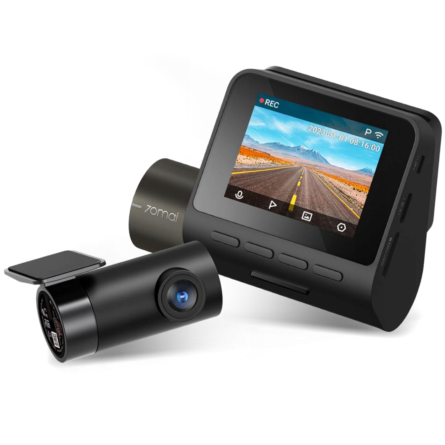 Camera Auto Fata Spate 70mai Dash Cam A200, 1080P, Wi-Fi, Afisaj 2inch