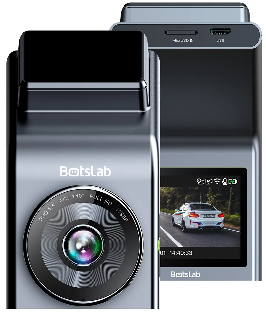 Camera Auto Fata Spate Botslab G300H Plus, 4K, Wi-Fi, GPS, Afisaj 2.4inch