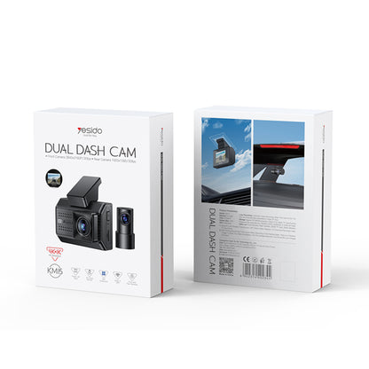 Camera Auto Fata Spate Yesido KM15, 4K, Wi-Fi, Afisaj 2inch