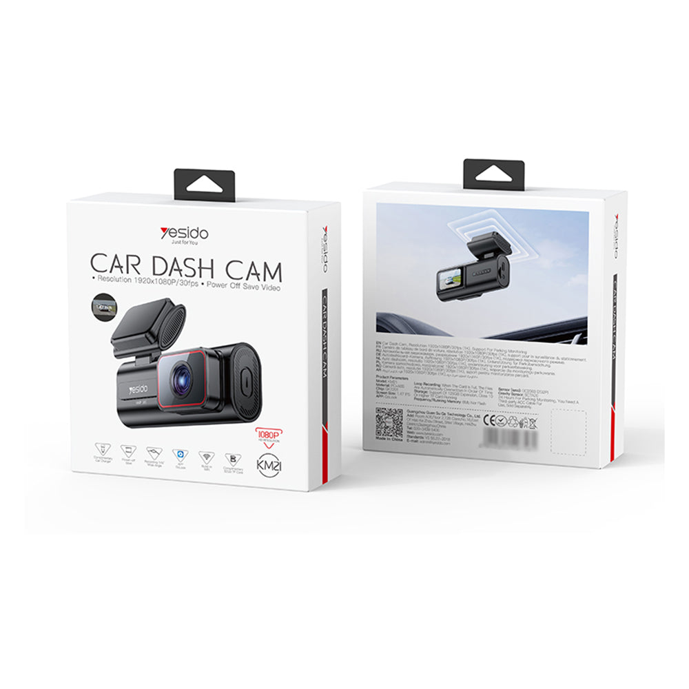 Camera Auto Yesido KM21, 1080P, Wi-Fi, Afisaj 1.47inch