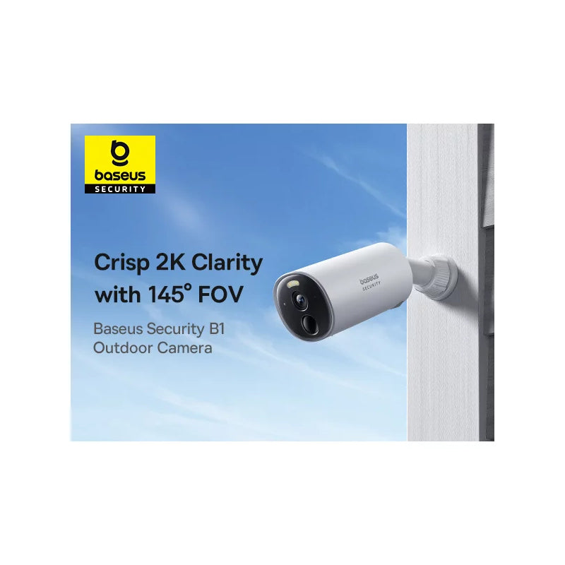 Camera de Supraveghere Baseus B1, Wi-Fi, 2K, IP67, Exterior S0SV002130