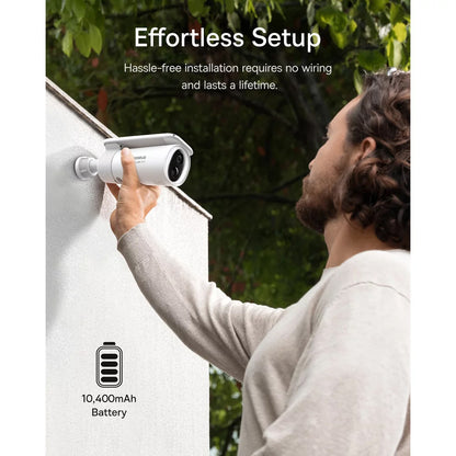 Camera de Supraveghere Baseus Solar S1, Wi-Fi, 2K, IP67, Panou Solar, Exterior S0SW002130
