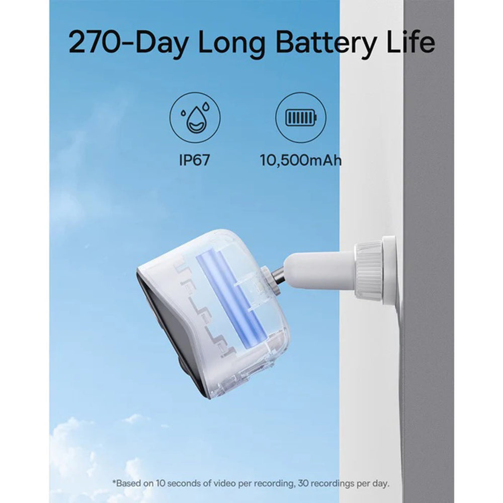 Camera de Supraveghere Baseus N1 Plus, Wi-Fi, 2K, IP67, Exterior S0TV022132