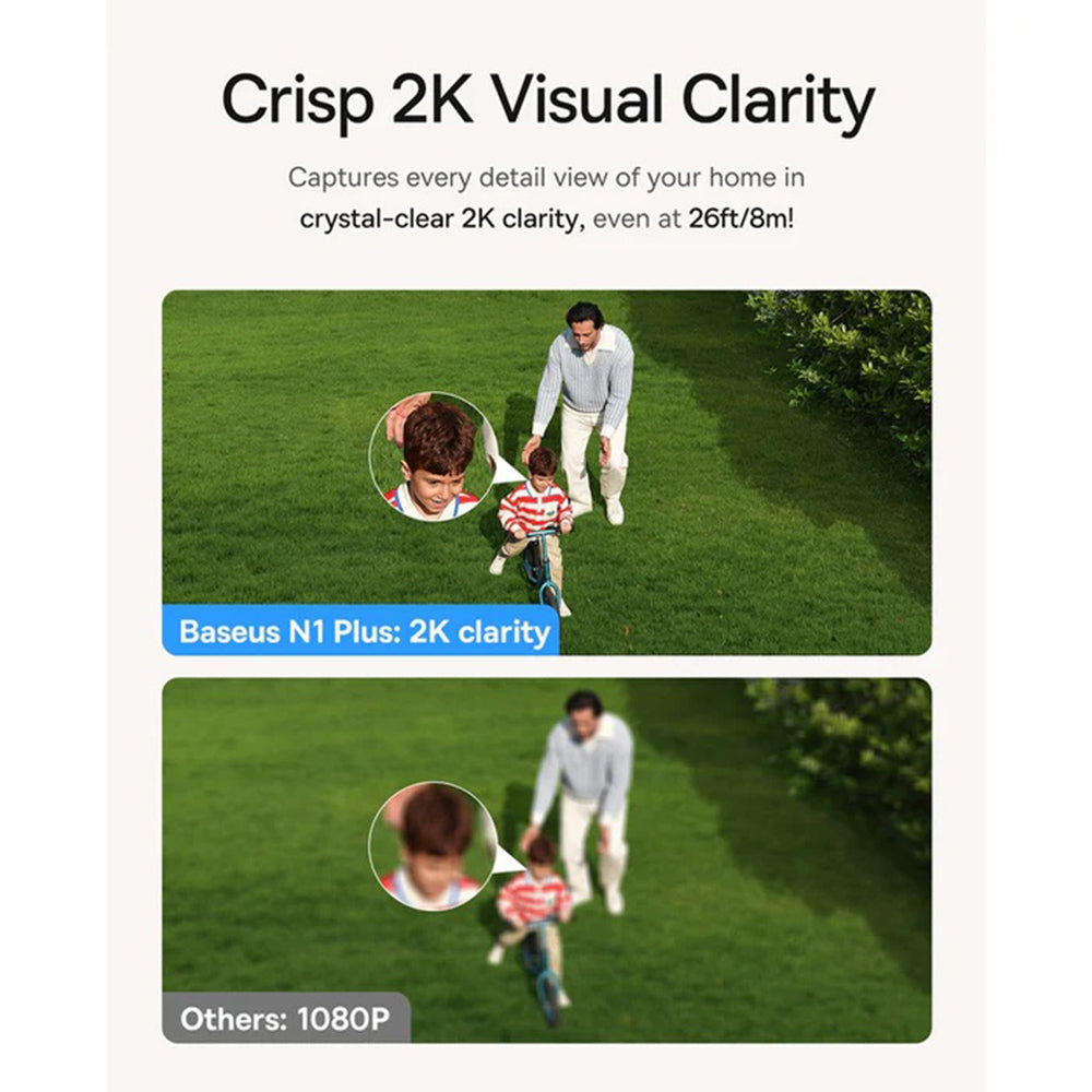 Camera de Supraveghere Baseus N1 Plus, Wi-Fi, 2K, IP67, Exterior S0TV022132