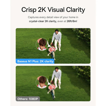 Camera de Supraveghere Baseus N1 Plus, Wi-Fi, 2K, IP67, Exterior S0TV022132