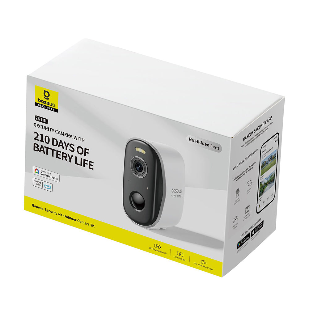 Camera de Supraveghere Baseus N1, Wi-Fi, 2K, IP67, Exterior S0ST002130