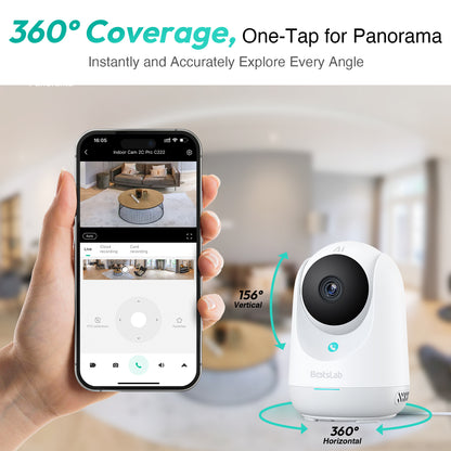 Camera de Supraveghere Botslab 2C Pro C222, Wi-Fi, 3K, Interior
