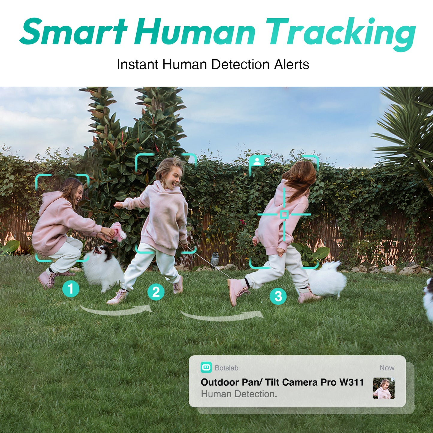 Camera de Supraveghere Botslab W311, Wi-Fi, 2K, IP66, Exterior