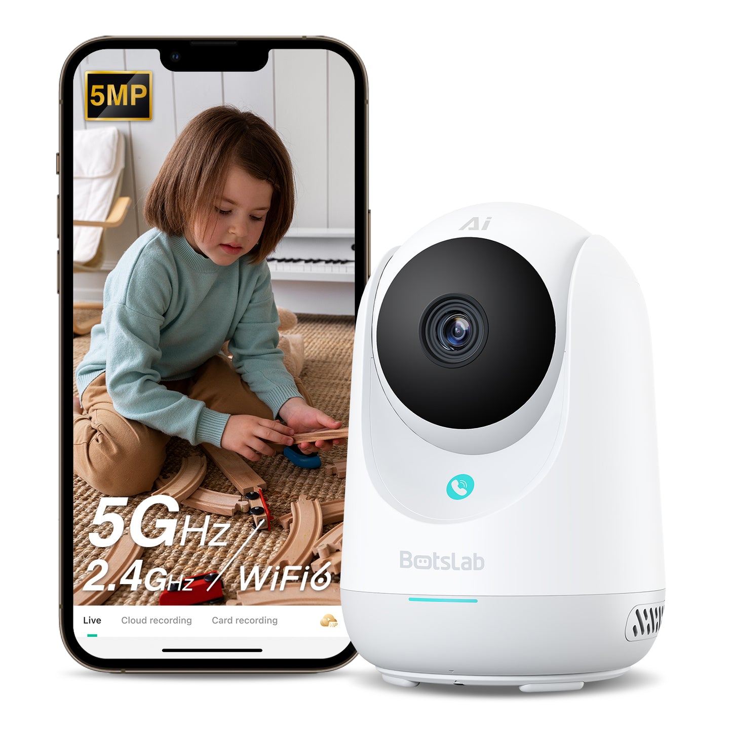 Camera de Supraveghere Botslab 2C Pro C222, Wi-Fi, 3K, Interior