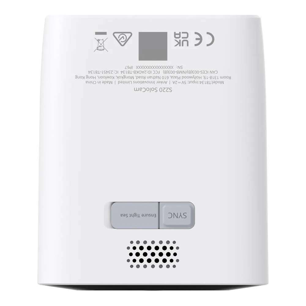 Camera de Supraveghere Eufy SoloCam S220, Wi-Fi, 2K, IP67, Panou Solar, Exterior T8134321