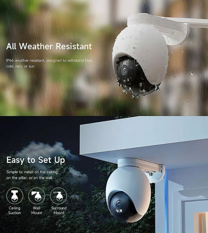 Camera de Supraveghere iMILAB EC6, Wi-Fi, 3K, IP66, Exterior CMSXJ65A