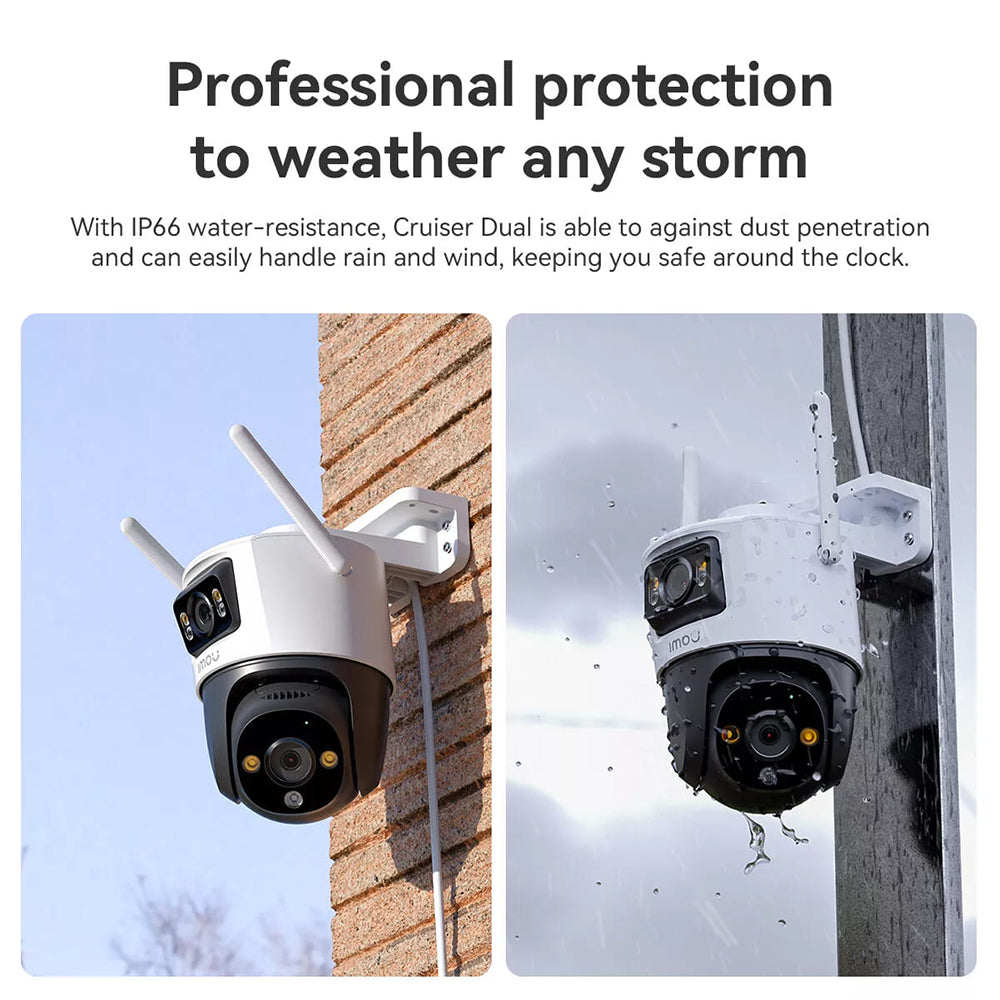Camera de Supraveghere Imou Cruiser Dual, Wi-Fi, 2.8K + 2K, IP66, Exterior IPC-S7XP-8M0WED-0360B